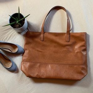 {Overbrooke} Vegan Leather Tote